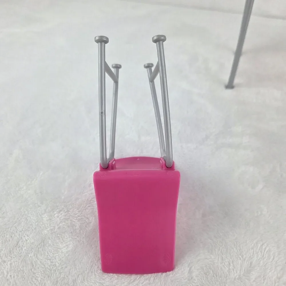 2016 Mattel Barbie Date Night Dining Table & 2 Chairs Replacement Furniture Set